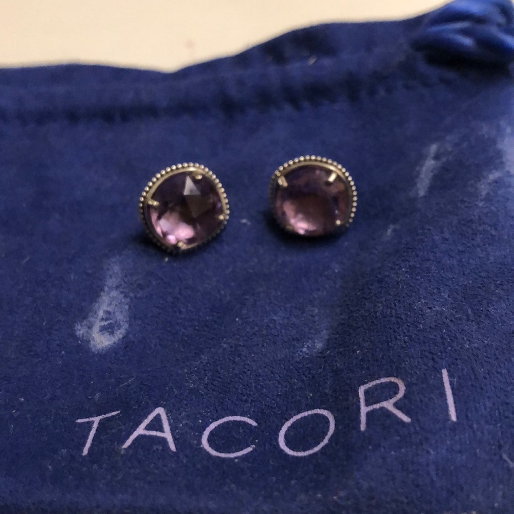 Tacori amethyst lilac blossom SE15601 earrings